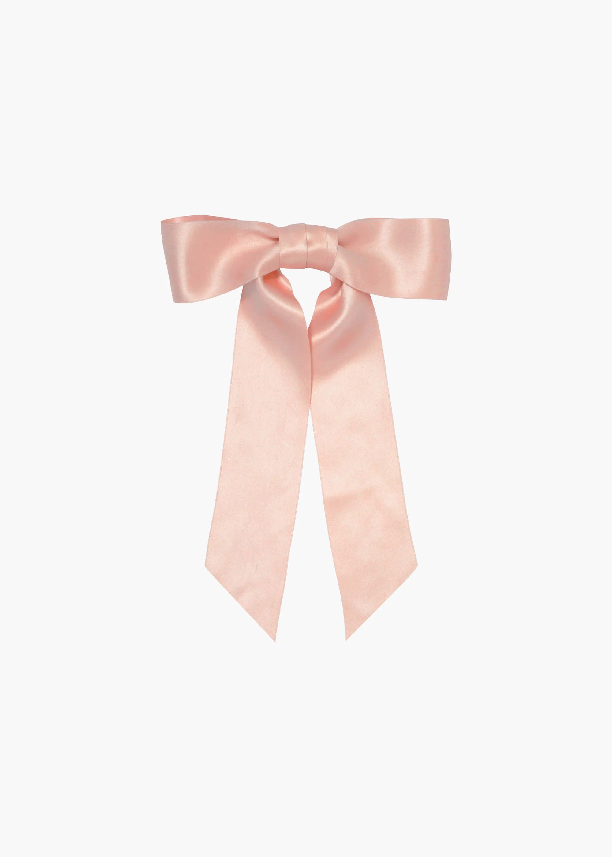 Virginia Bow Barrette -- Blush