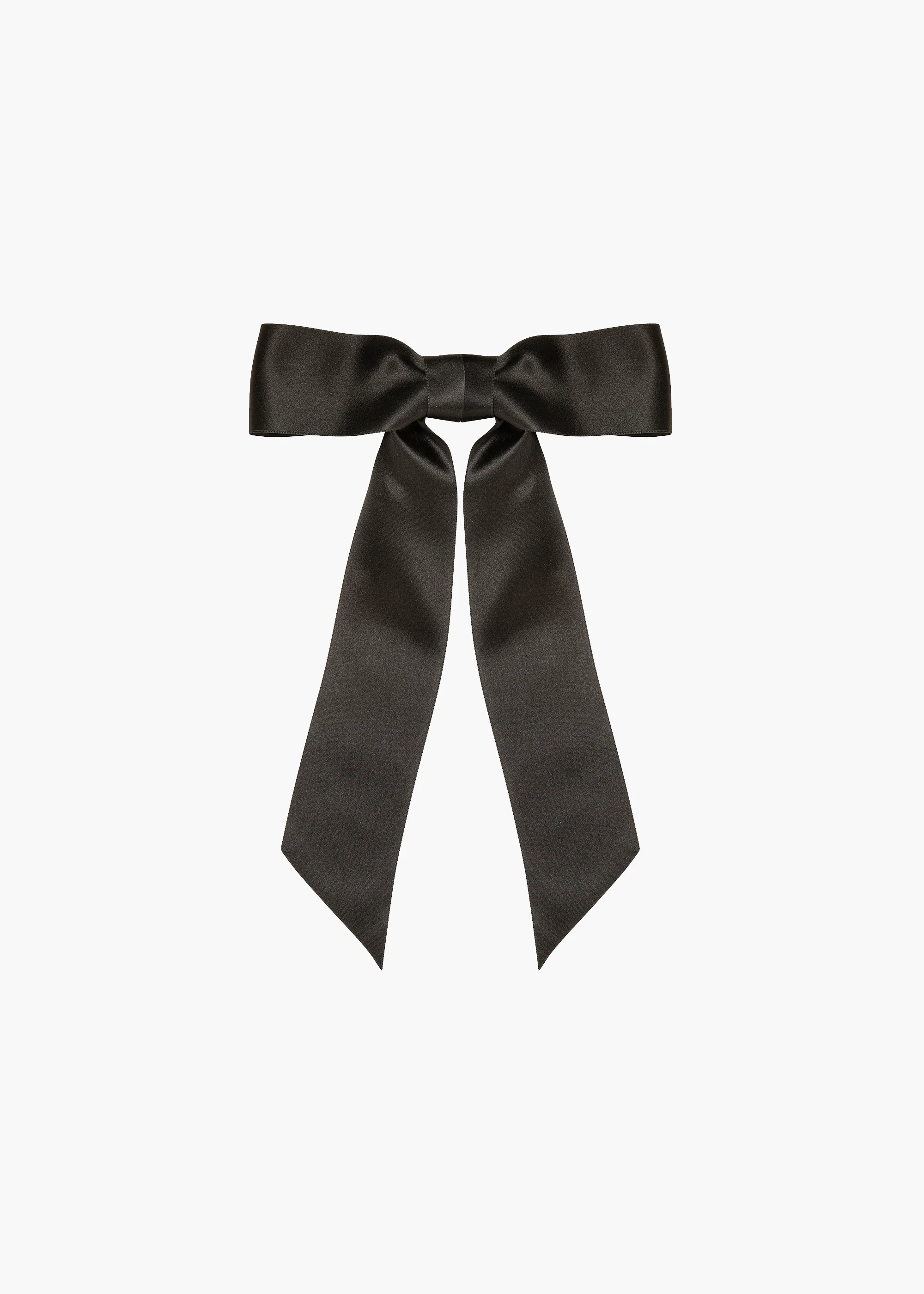 Virginia Bow Barrette -- Black